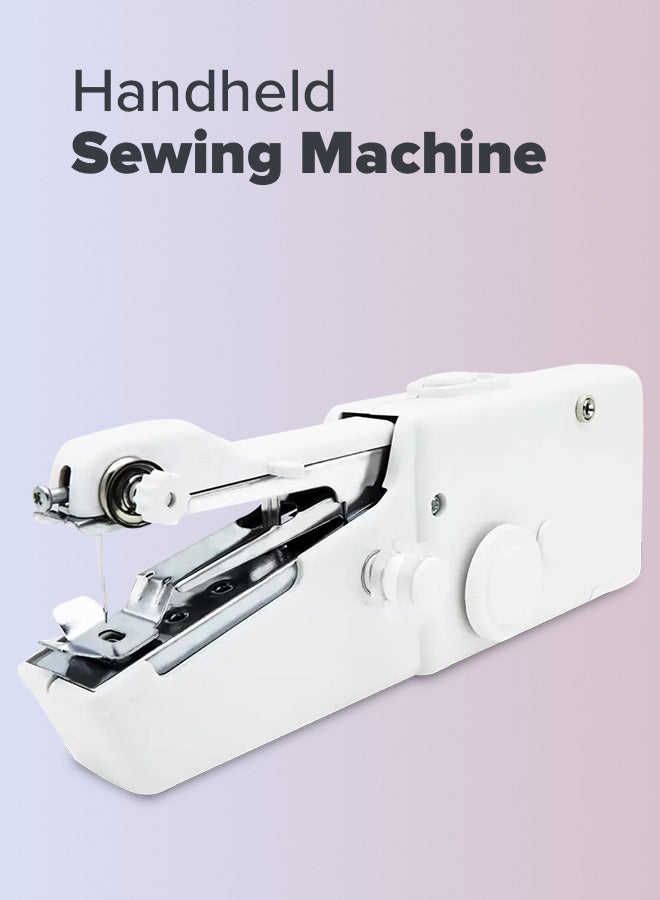 Generic Cordless Handheld Sewing Machine White 