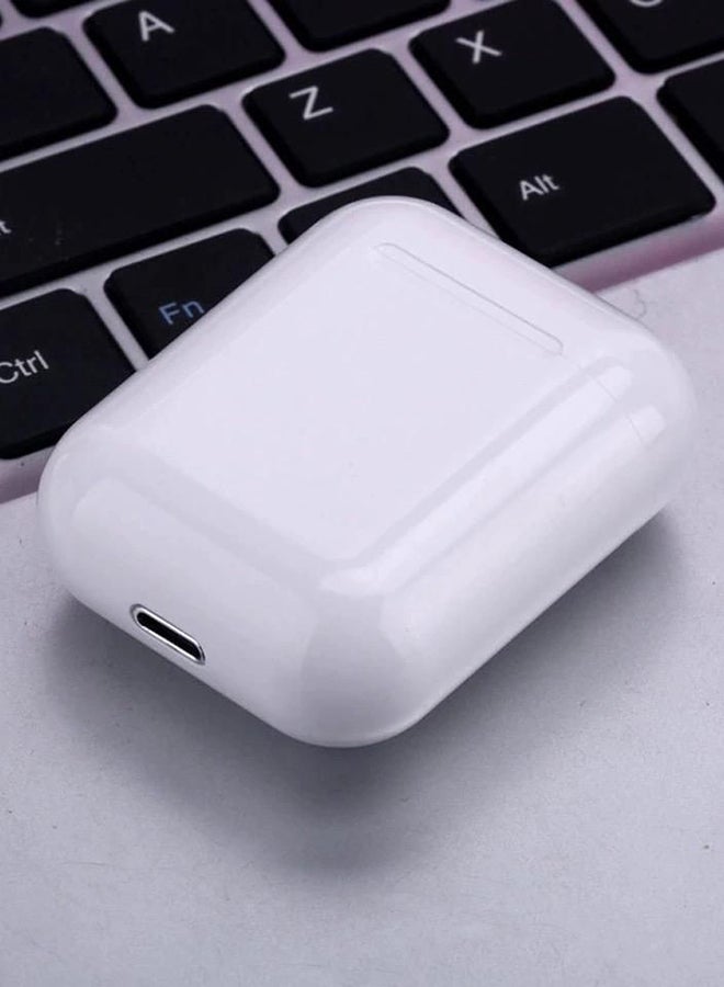 TWS - Touch Wireless Bluetooth Headphones White - Image 1