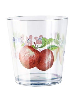 6-Piece Corelle Coordinates Chutney Pattern Glass Set Clear/Red/Green