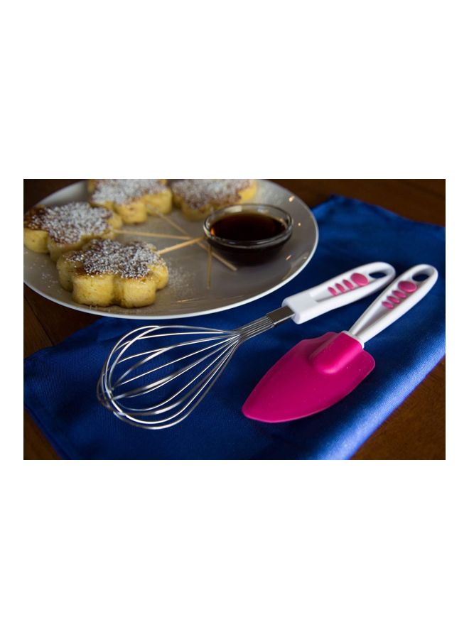 Curious Chef 11-Piece Chef Kit Pink/Green 12.8x12.8x14.8inch  - Image 5