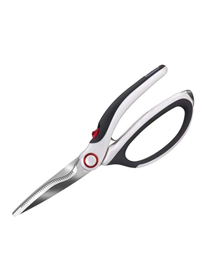 zyliss - Kitchen Cutting Scissor Silver/Black 8.07x7.79x2.44inch - Image 1