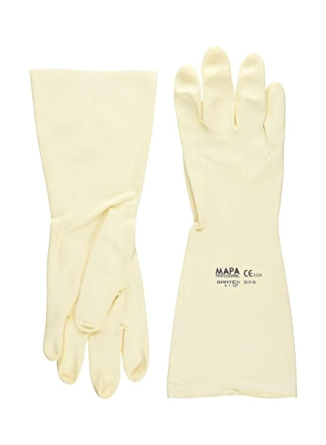 Matfer Bourgeat Pair Of Sugar Work Gloves Beige S  - Image 1