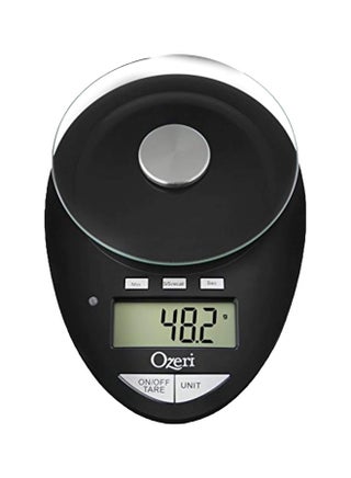 Digital Kitchen Scale With Removable Glass Platform Black/Clear 8x1.8x6inch - v1579246166/N33861093A_1