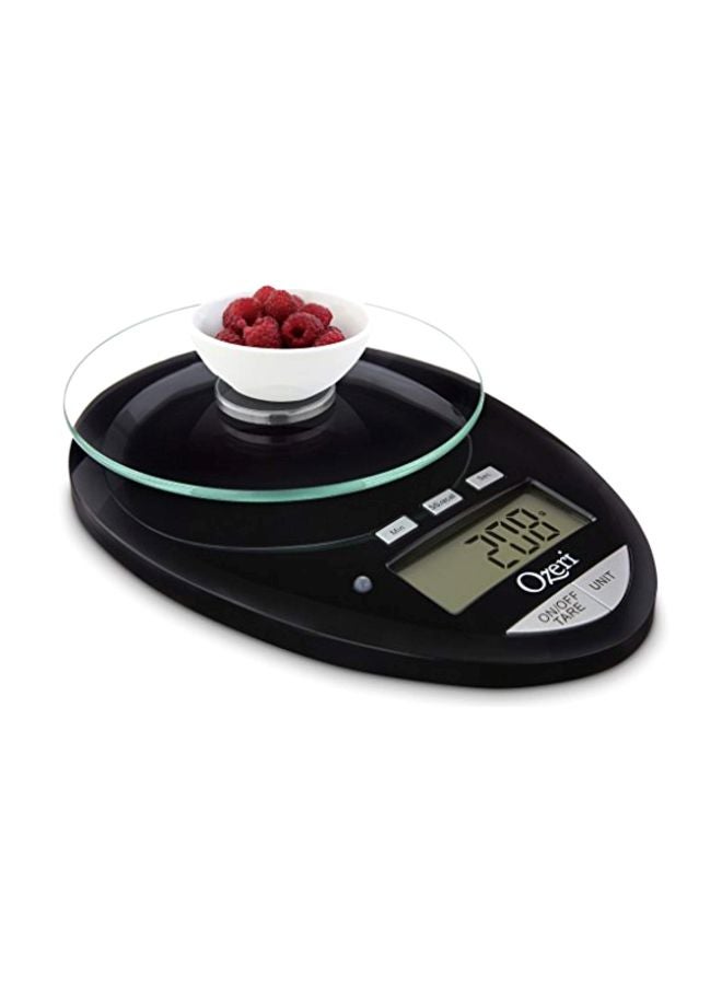 Ozeri - Digital Kitchen Scale With Removable Glass Platform Black/Clear 8x1.8x6inch - Image 1