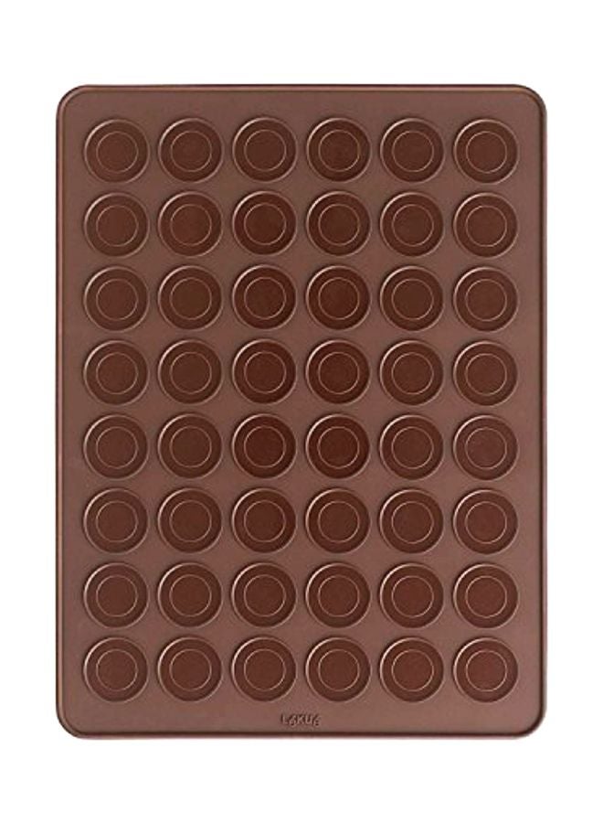 ليكوي قالب لإعداد حلوى الماكرون بني 15.8x11.8x14.6بوصة  - Image 1