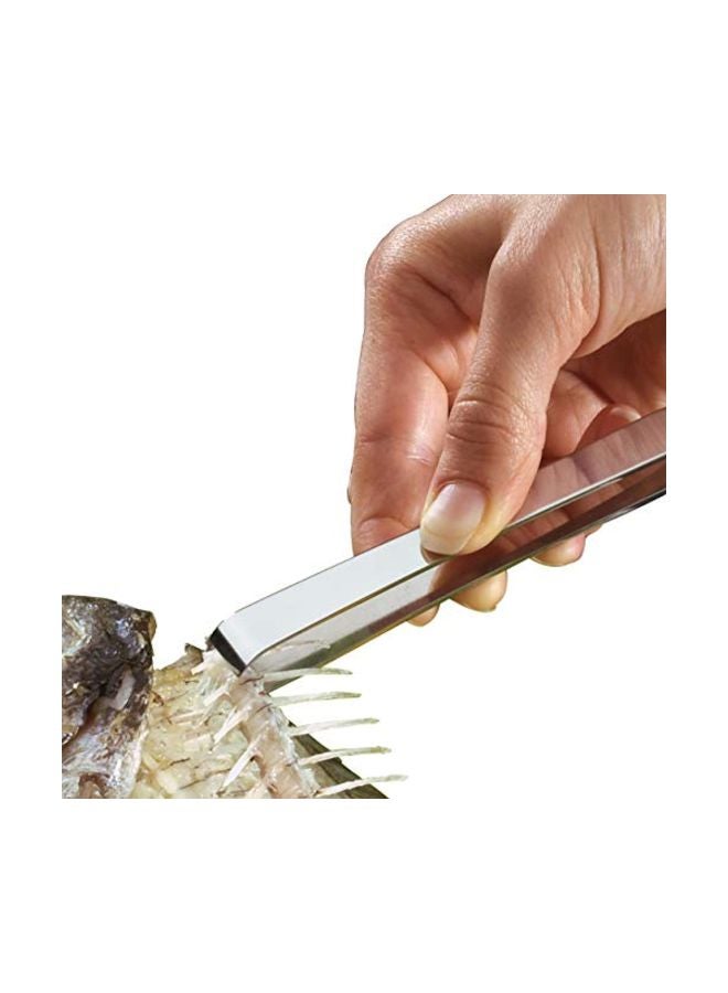 KUCHENPROFI Stainless Steel Fishbone Tweezer Silver 5inch - Image 2