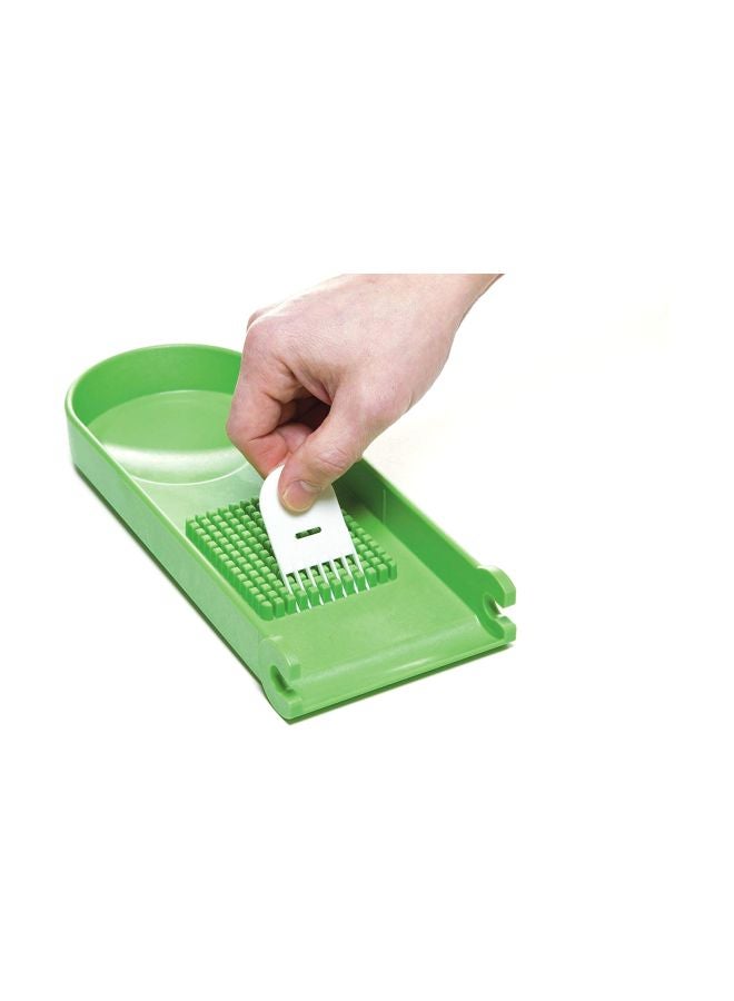 Dice And Slice Chopper Set Green/Clear/Red