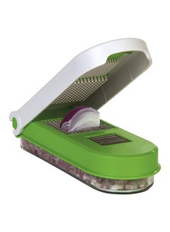 Onion And Garlic Chopper With Lid Clear/Green