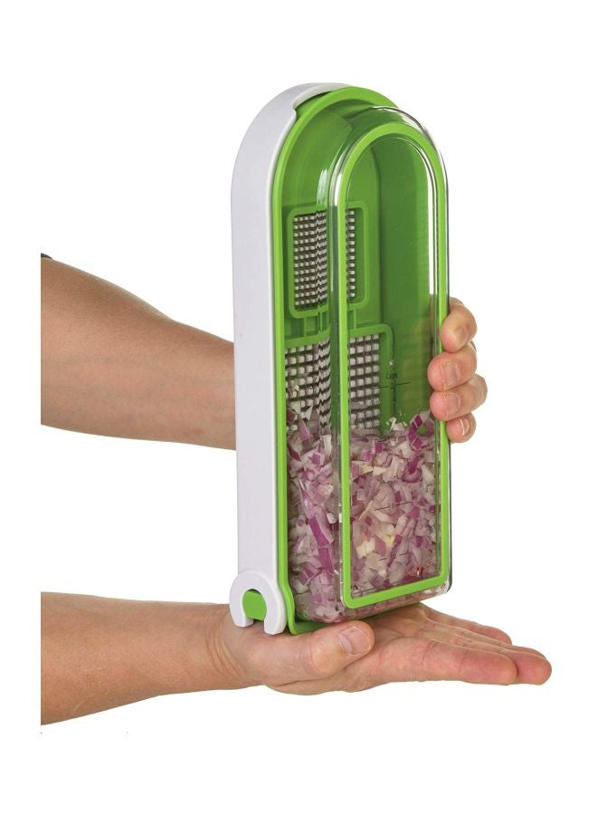 Prepworks from Progressive - Onion And Garlic Chopper With Lid Clear/Green - Image 1