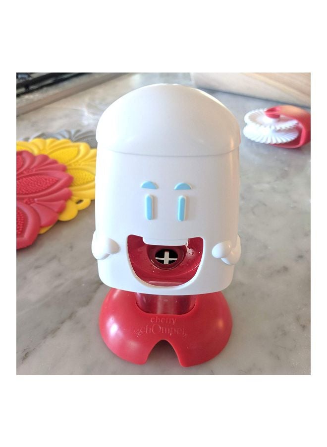 Talisman Designs Chomper Cherry Pitter White/Red/Clear 6inch - Image 3