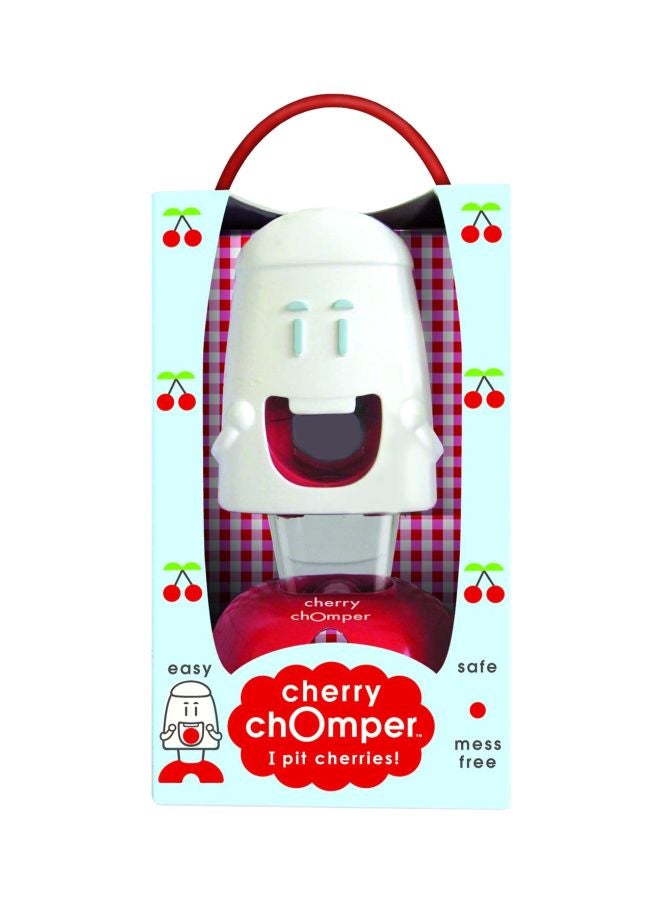 Talisman Designs Chomper Cherry Pitter White/Red/Clear 6inch - Image 2