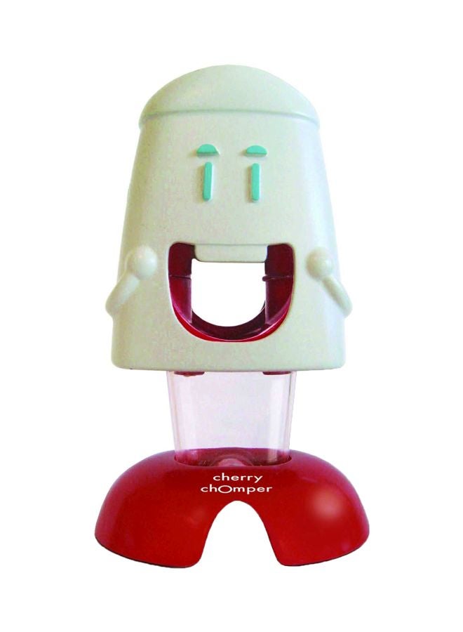 Talisman Designs Chomper Cherry Pitter White/Red/Clear 6inch - Image 1