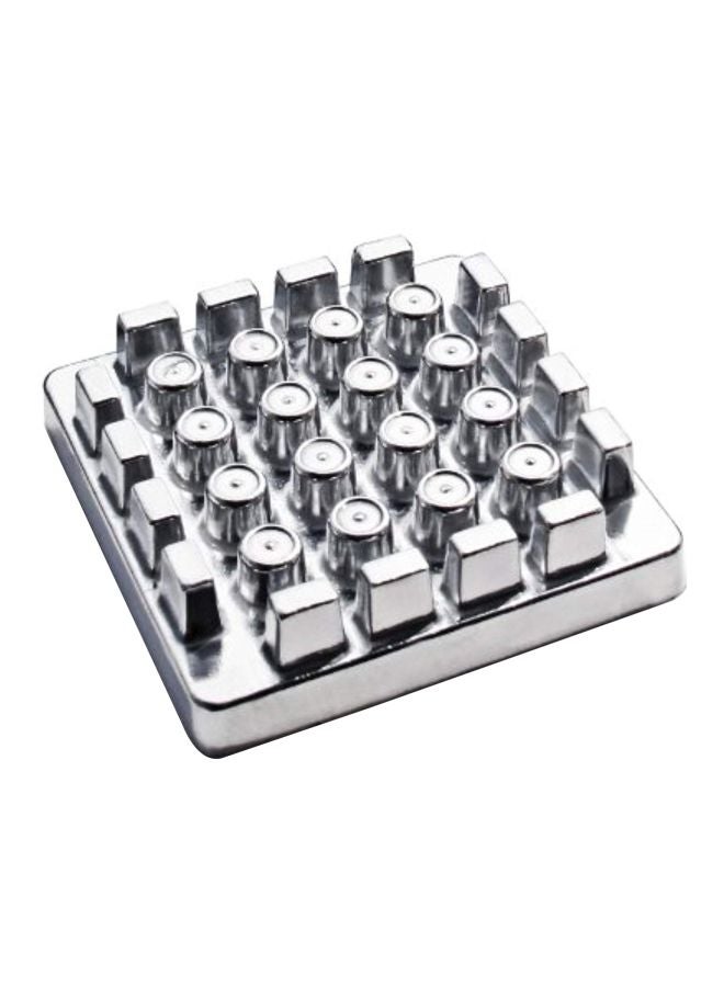 New Star Foodservice French Fry Cutter Replacement Pushing Plate Silver 2.95x2.95inch  - Image 1