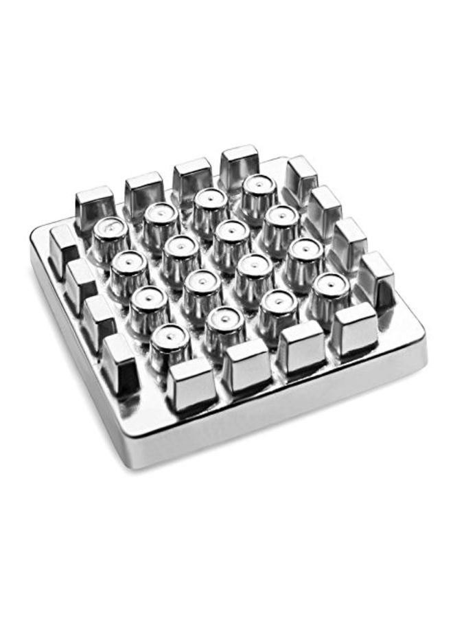 New Star Foodservice French Fry Cutter Replacement Pushing Plate Silver 2.95x2.95inch  - Image 2