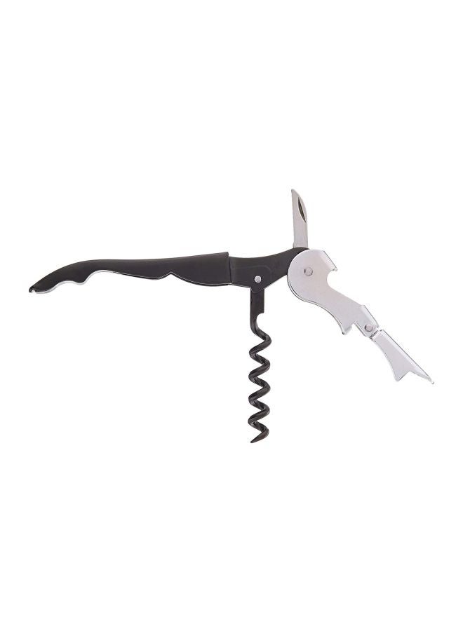 Mercer Culinary Double-Hinged Waiters Corkscrew Silver/Black  - Image 2