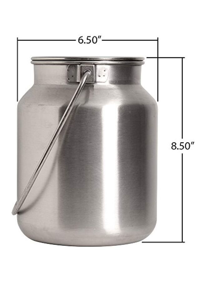 Lindy's - Stainless Steel Jug Silver 6.5x6.5x8.5inch - Image 1