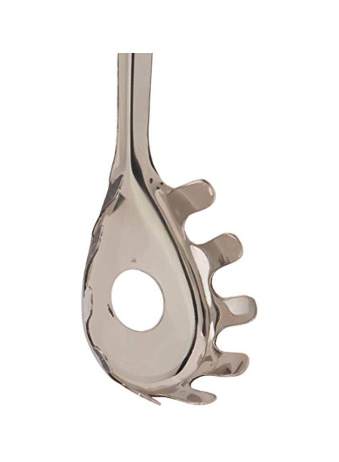 Winco Stainless Steel Spaghetti Server Silver 9inch - Image 3