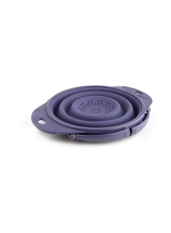 Dexas Collapsible Silicone Colander Purple 10inch - Image 3