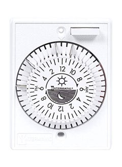 24-Hour Mechanical Timer White/Black 1.4x3.2x4.2inch