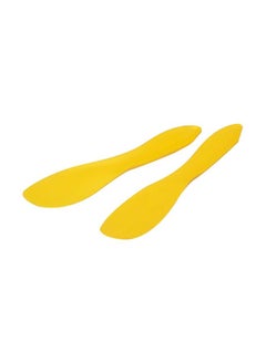 Linden Sweden 2-Piece Plastic Multi-Purpose Spreader Set Yellow 7.125inch 
