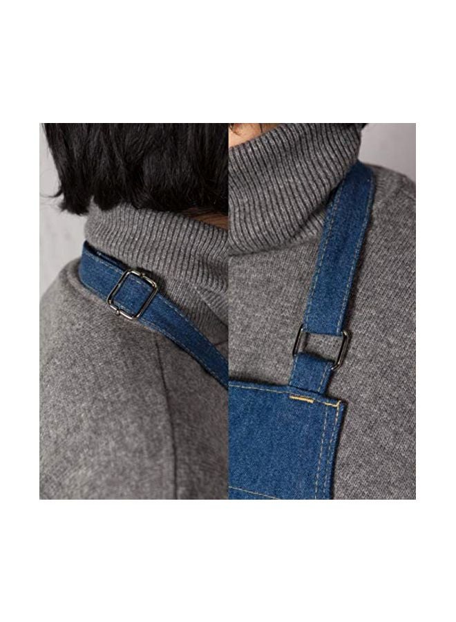 Now Designs Cotton Kitchen Apron Denim 28x32inch  - Image 2