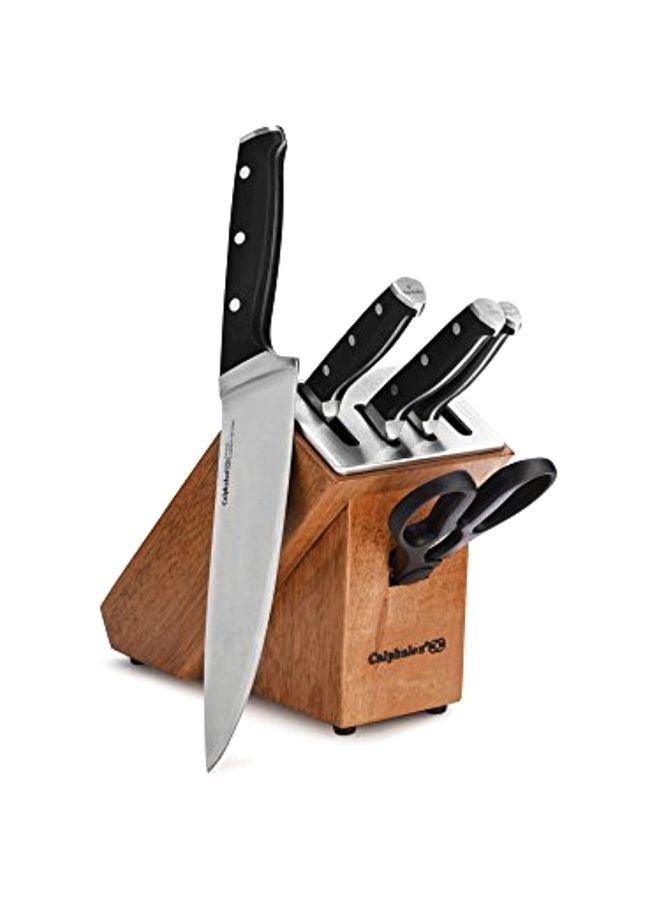 كالفالون طقم سكاكين ذاتية الشحذ مكون من 12 قطعة أسود/ فضي - Image 2