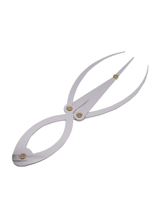 KAMILLEE Stainless Steel Eyebrow Ruler Silver - Image 2