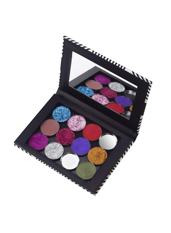 21-Piece Makeup Magnetic Mirror Palette Storage Case With Sticker Set Black - v1579250739/N33404886A_4