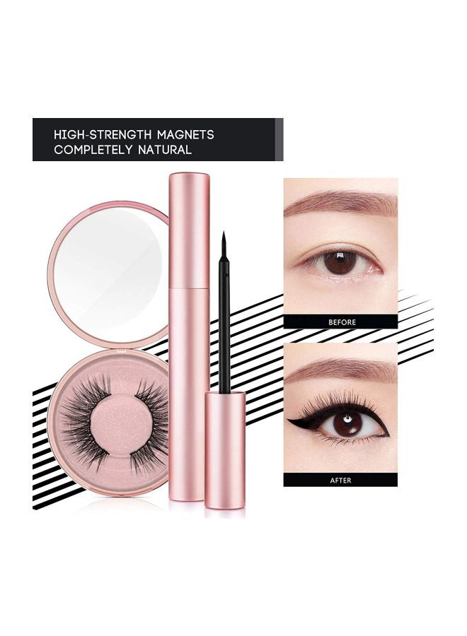 Loftus Pack Of 3 Magnetic Eyelashes With Eyeliner And Tweezer Set Black - Image 3