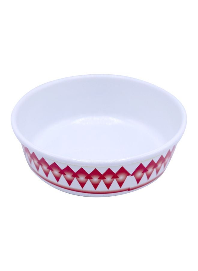 Bin-Shihoun-Abomar - 9-Piece Serving Set White/Red - Image 1