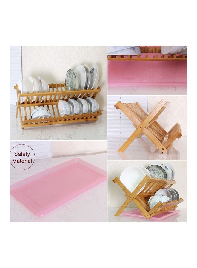 Wooden Utensil Drainer And Holder Beige 49x30x5centimeter  - Image 4
