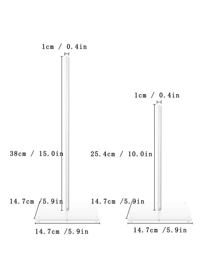 حامل كيك من الأكريليك شفاف 41x19x2Ø³Ù†ØªÙŠÙ…ØªØ± - Image 5
