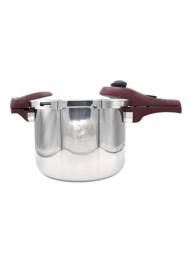 بن شيهون أبوعمر وعاء طهي بالضغط من الستانلس ستيل فضي / نبيتي 7لترات - Image 3