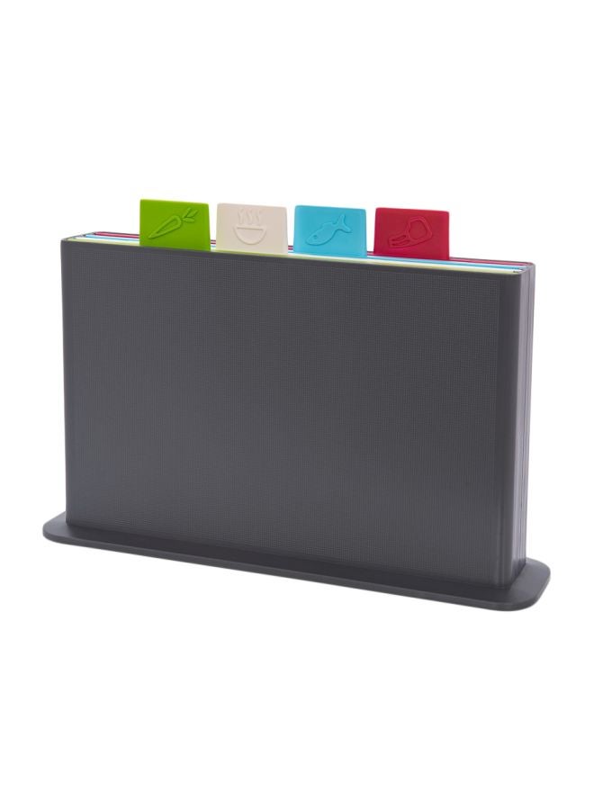 ألبرتو طقم لوح تقطيع مكون من 4 قطع أخضر/أبيض/ أزرق 30X20سم - Image 1