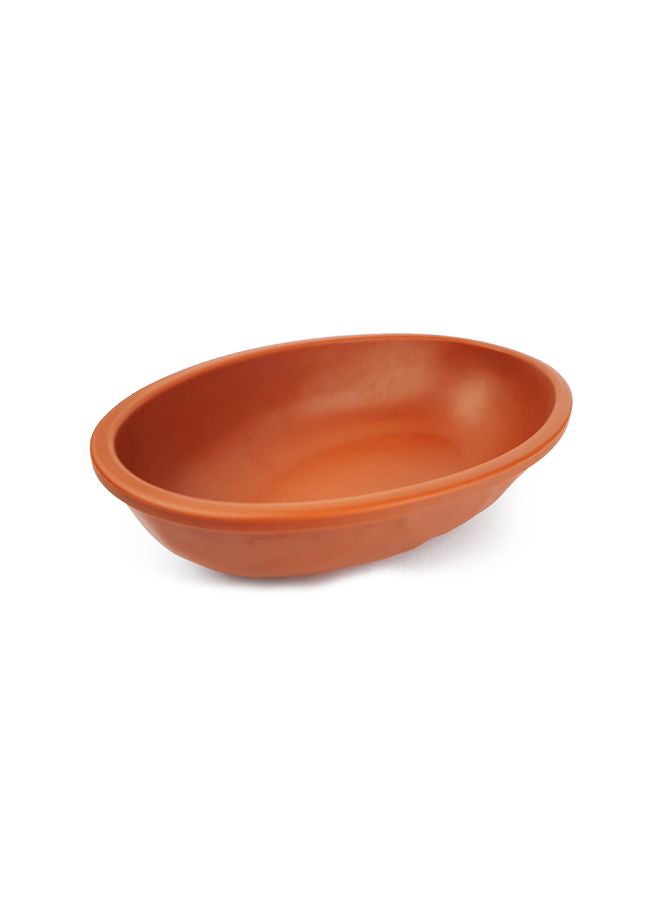 Servewell - Matte Oval Dish Brown 19x11centimeter - Image 1