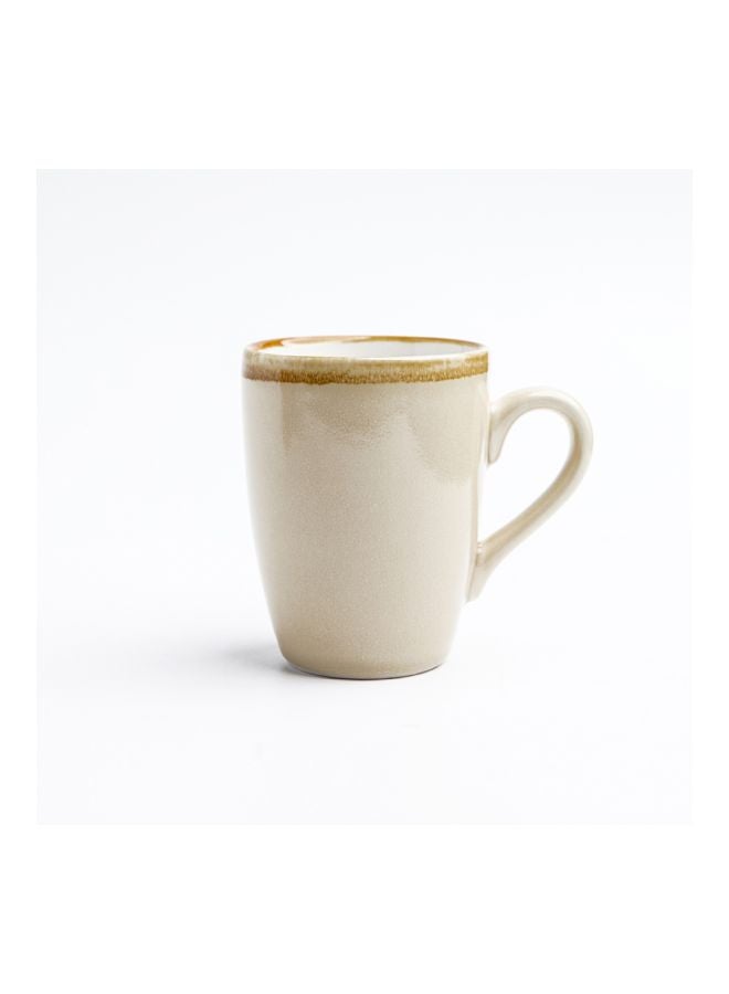 Shuer Kiln Changing Ceramic Mug Cream 11.5x8.2x11cm  - Image 2