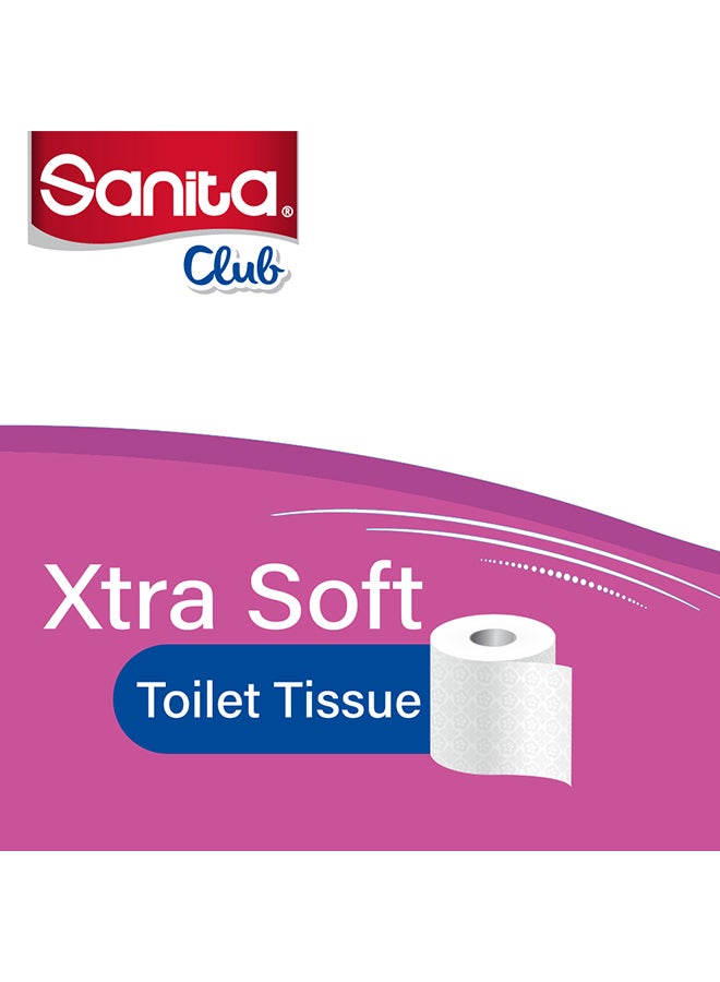 Sanita 2 Ply Embossed Toilet Tissue Rolls White  - Image 3