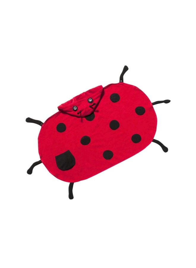 Kidorable - Ladybug Bath Towel Red/Black - Image 1