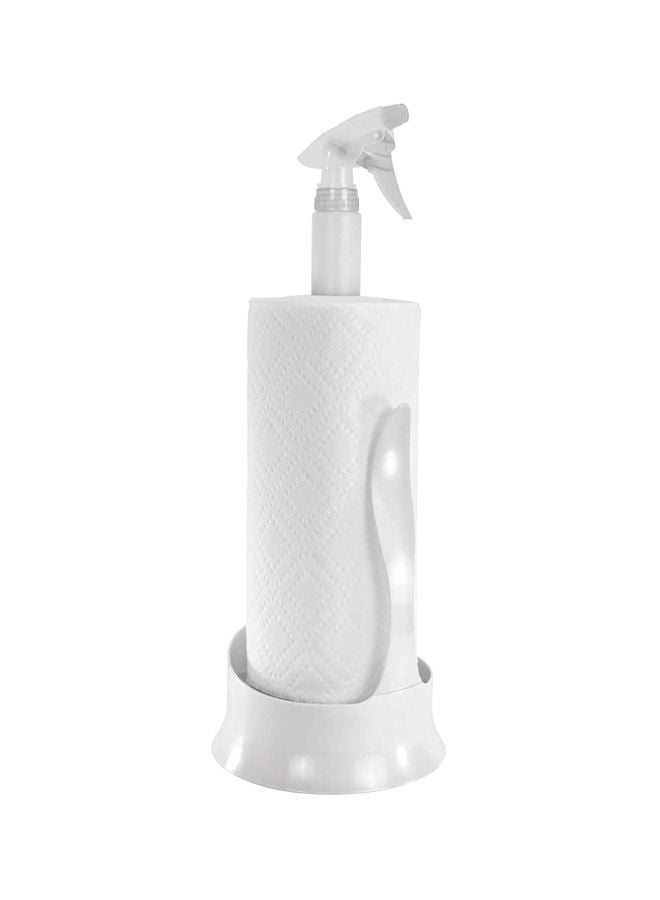 EvriHolder - Paper Towel Holder With Soap Dispenser White 20.9x6.9x6.9inch - Image 1