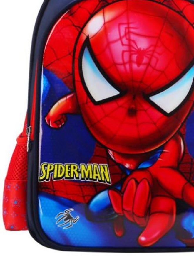 Spiderman Pattern Backpack Red/Blue - Image 2