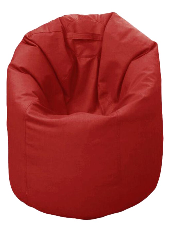PU Leather Bean Bag Red 80x50cm