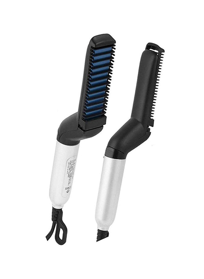 Electric Ceramic Hair Curling Iron Comb Black/White 26 x 8.5 x 5.5cm - Image 1