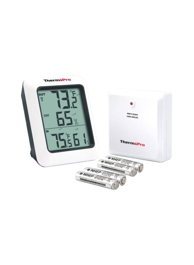 ThermoPro Digital Hygrometer Thermometer White/Grey