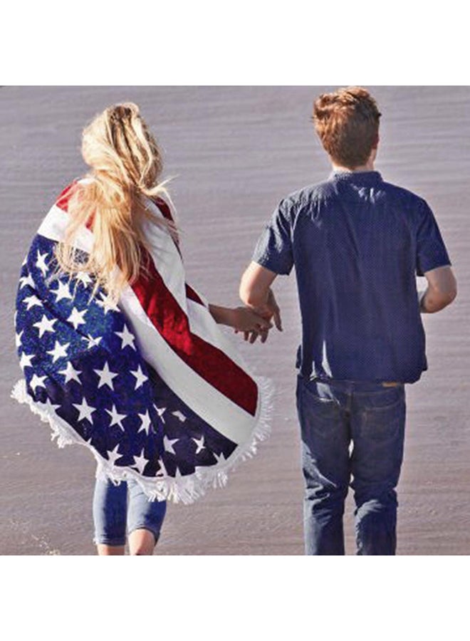 American Flag Beach Towel Blue/Red 30×4×26centimeter - Image 4