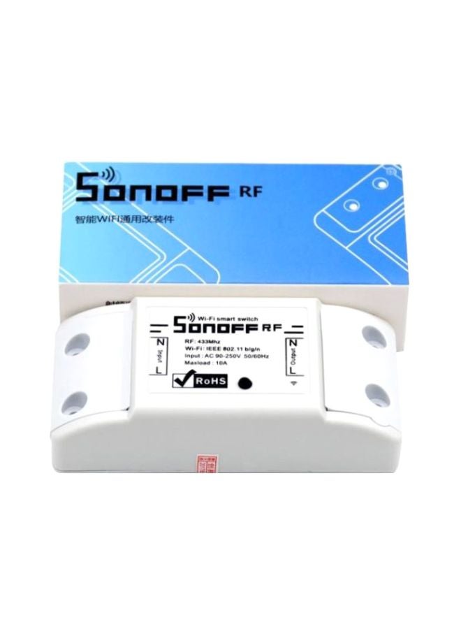 SONOFF - Rf Smart Switch Works With Wifi And Receiver White - Image 1