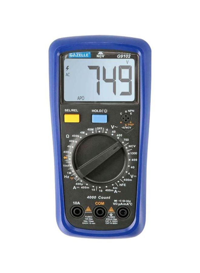 Gazelle Digital Multimeter Blue/Black - Image 1