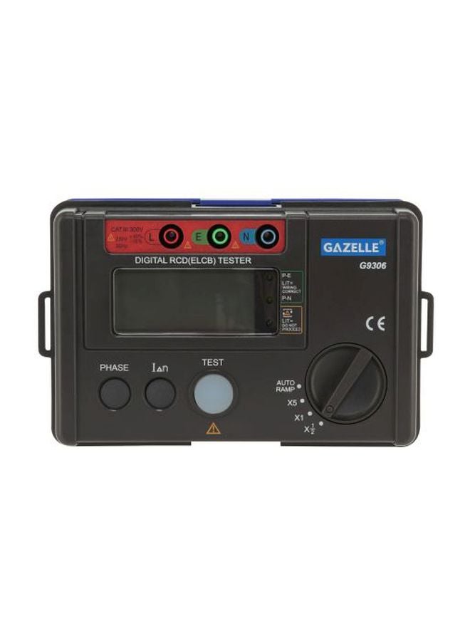 Gazelle Digital RCD (ELCB) Tester Blue/Black  - Image 1
