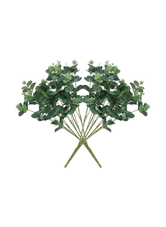 2-Piece Artificial Eucalyptus Leaf Silk Greenery Bushes Plants Green 48X38centimeter - v1579266601/N33852747A_1