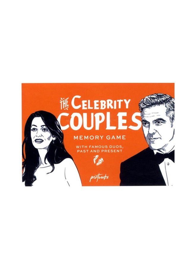 PrintWorks Card Games Memory Celebrity 10X14.5X5cm - Image 1