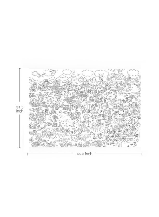 JARMELO Giant Coloring Poster white - Image 2